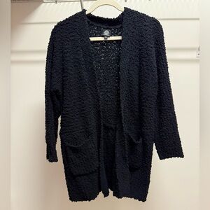 Black cozy cardigan